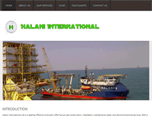 Tablet Screenshot of halaniinternational.com
